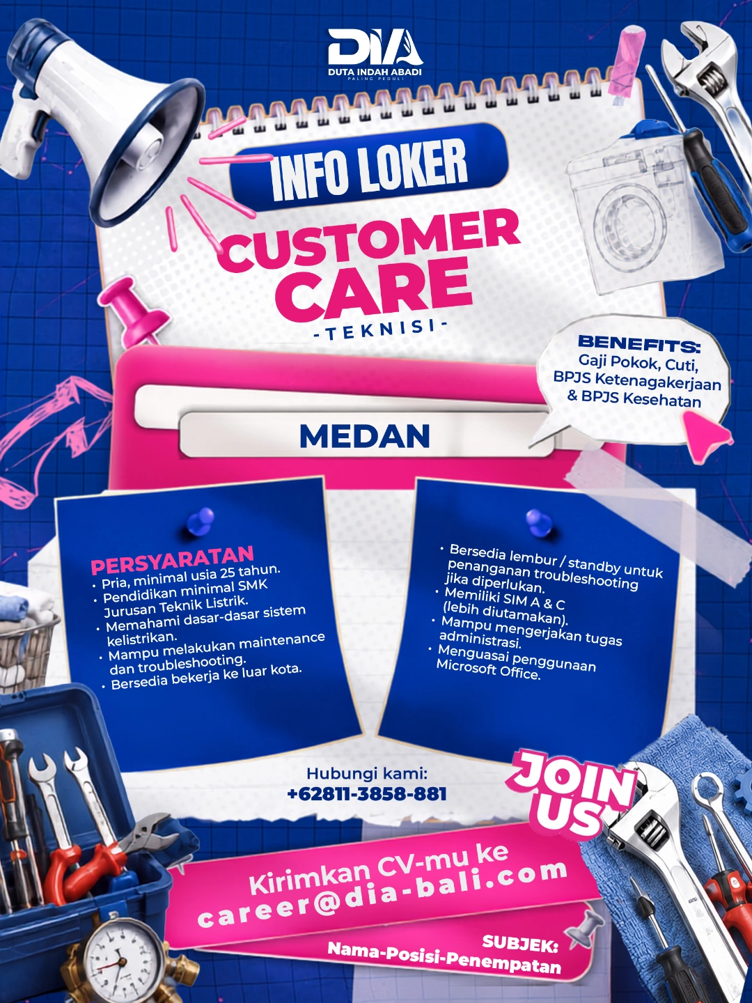 LOKER CC - Medan