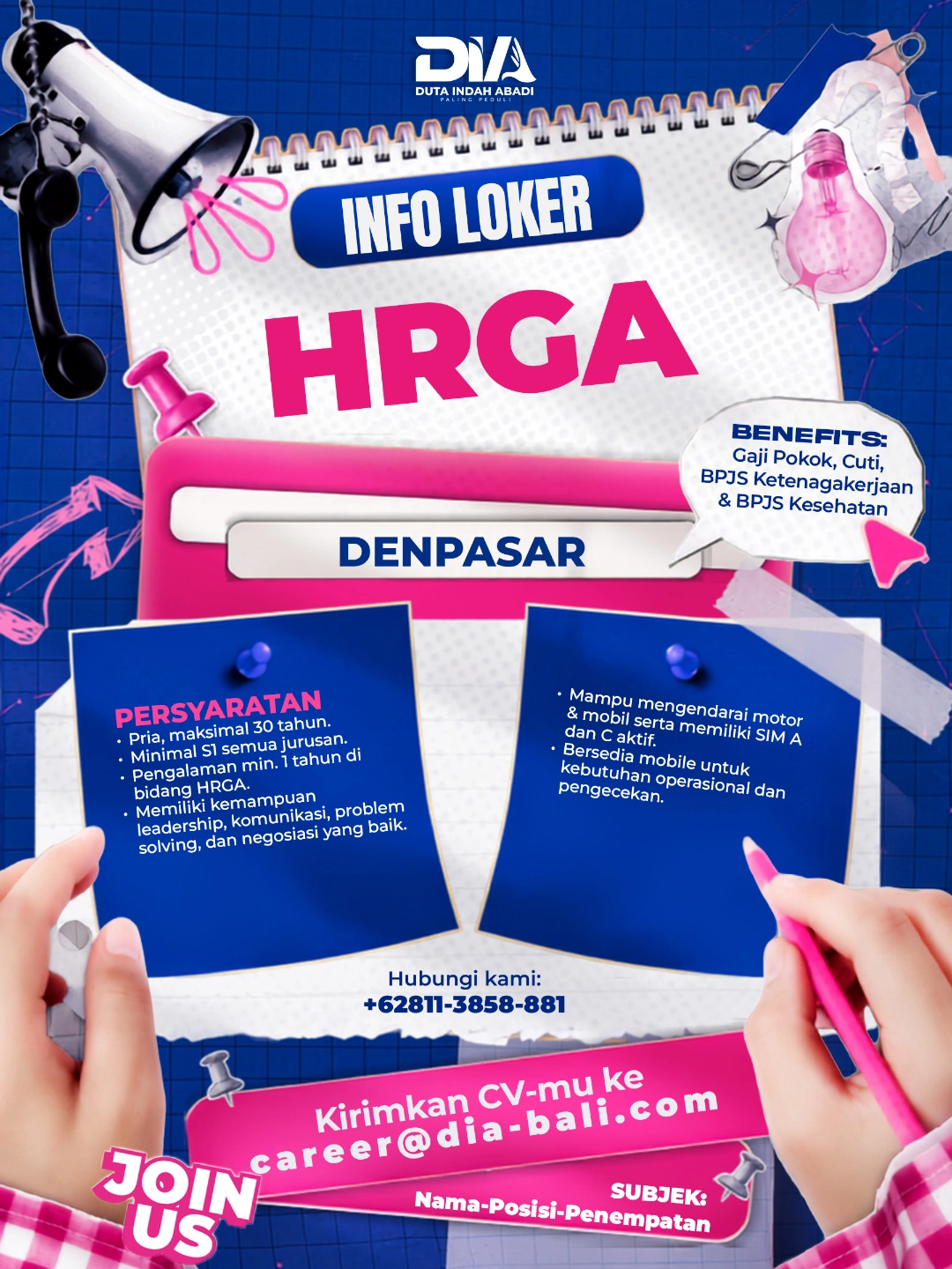 LOKER HO - HRGA